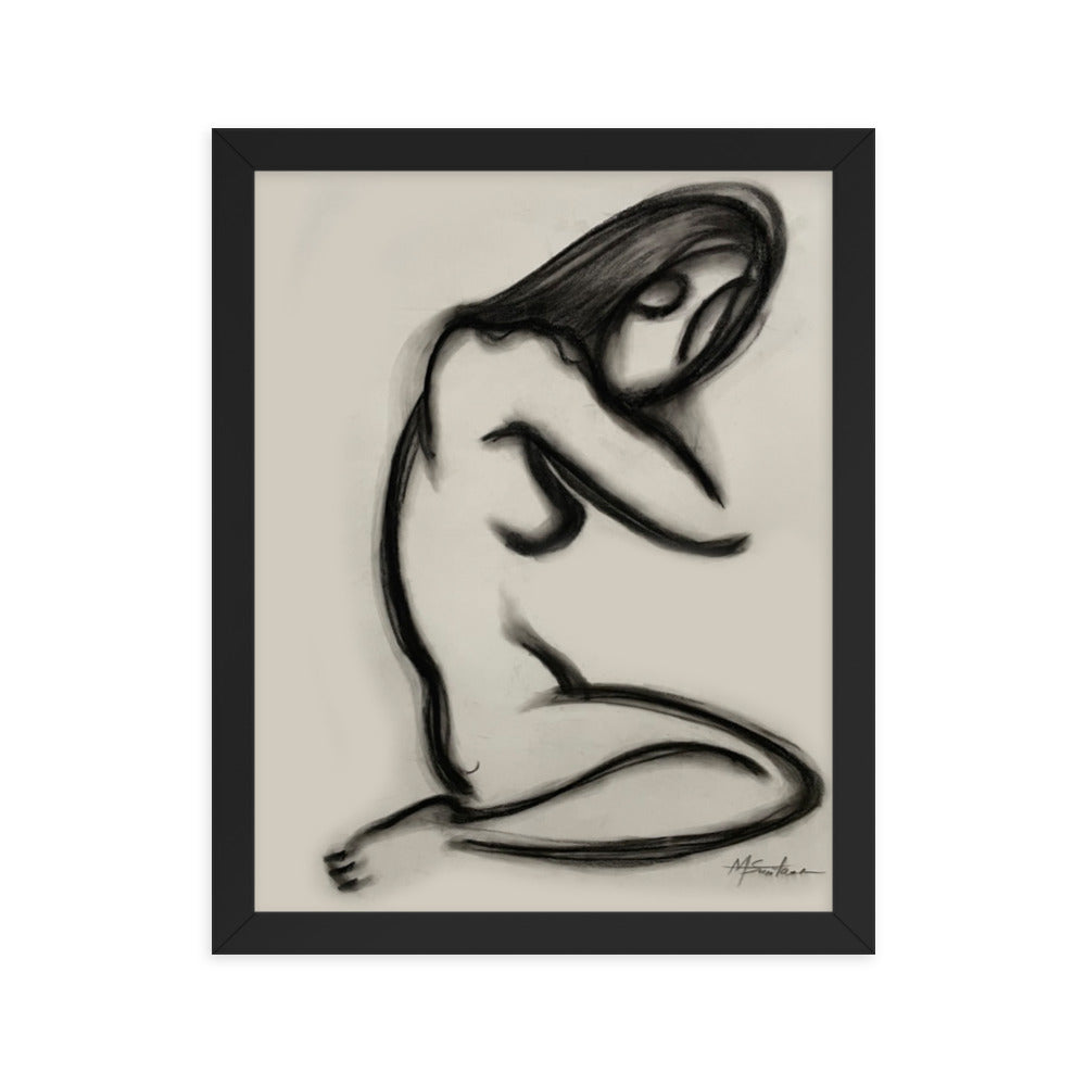 Santana Girl # 4 - Framed poster