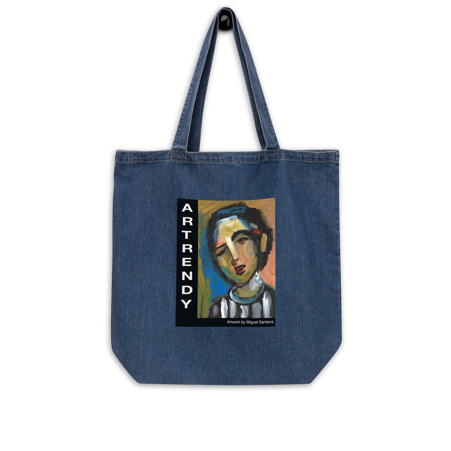 Artrendy Woman - Organic denim tote bag