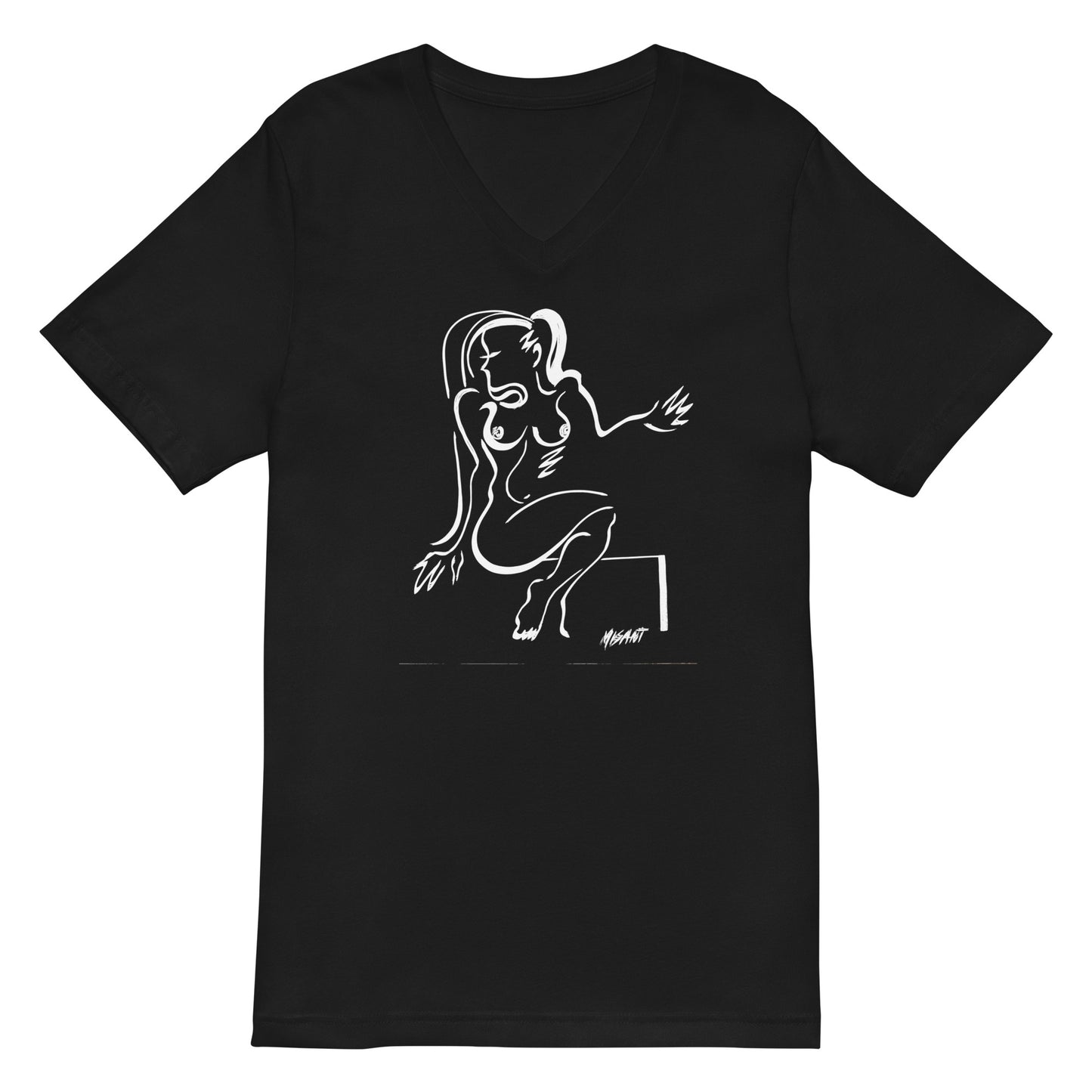 Santana Girl # 1 - Unisex Short Sleeve V-Neck T-Shirt