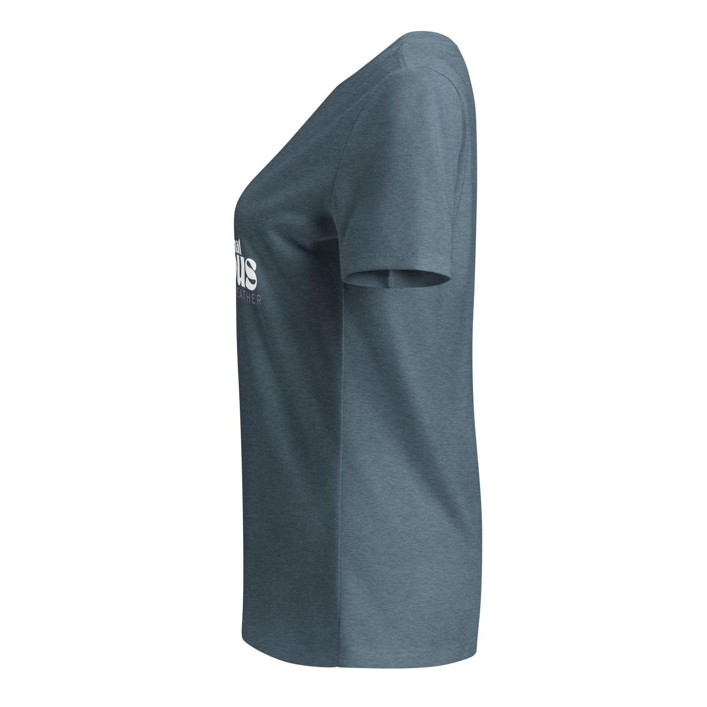 Women’s relaxed v-neck t-shirt - It's not that serious