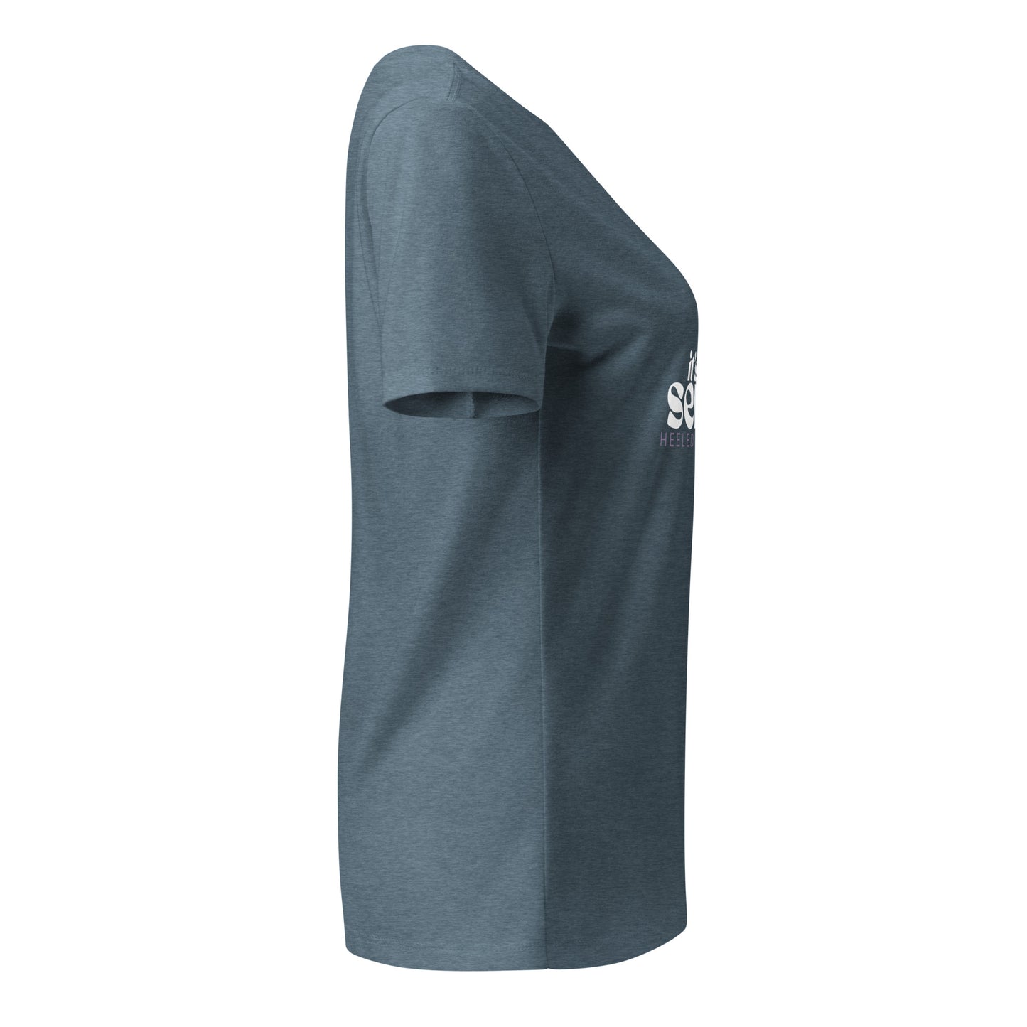 Women’s relaxed v-neck t-shirt - It's not that serious