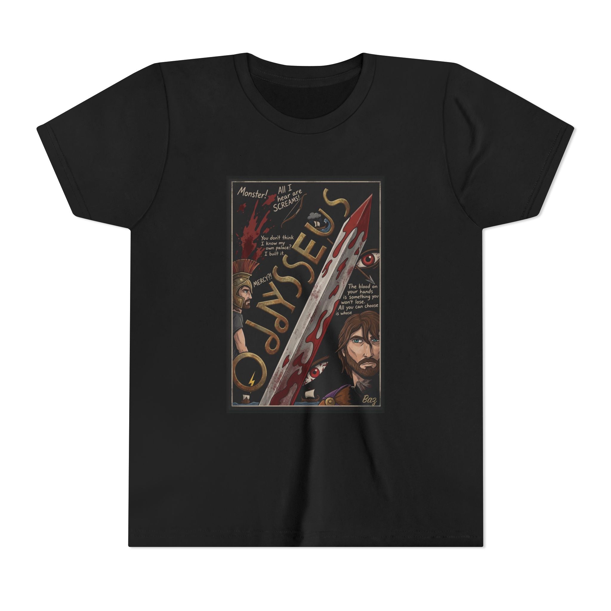 Youth Tee — Odyssey Comic Art Graphic Shirt