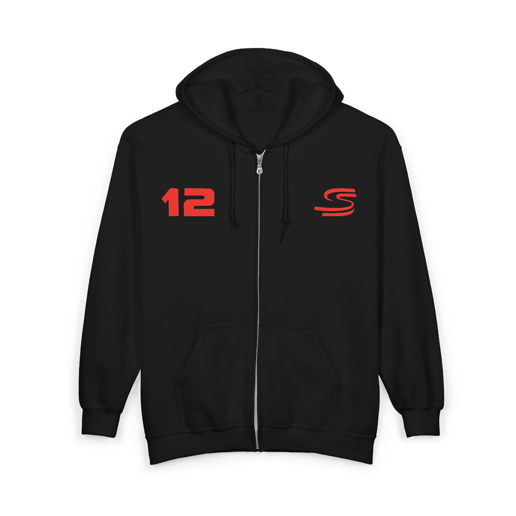 12 S Racing Team Full-Zip Hoodie