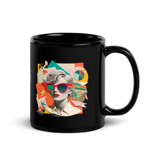 Life is better with Artrendy - Black Glossy Mug