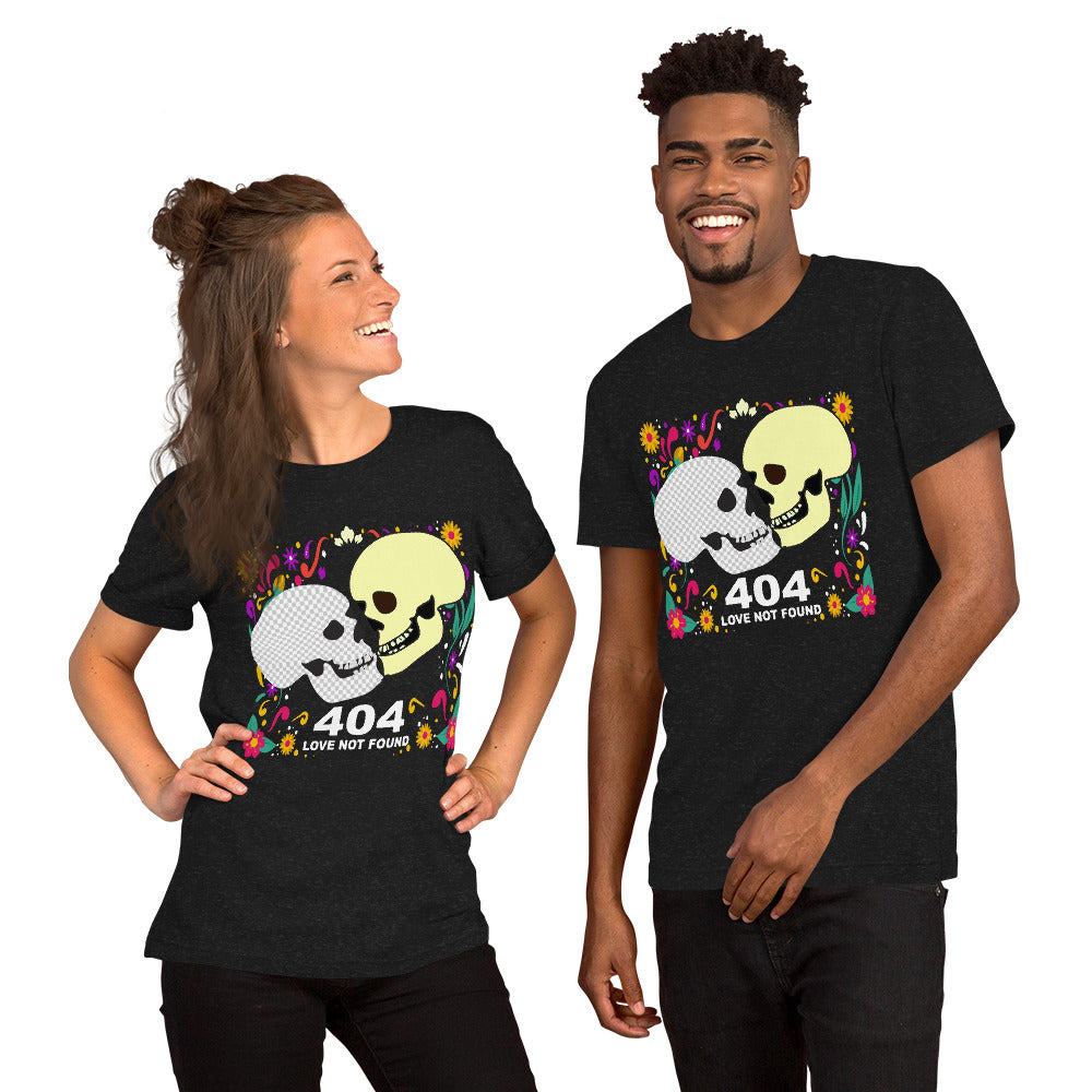 404 Love not found unisex t-shirt