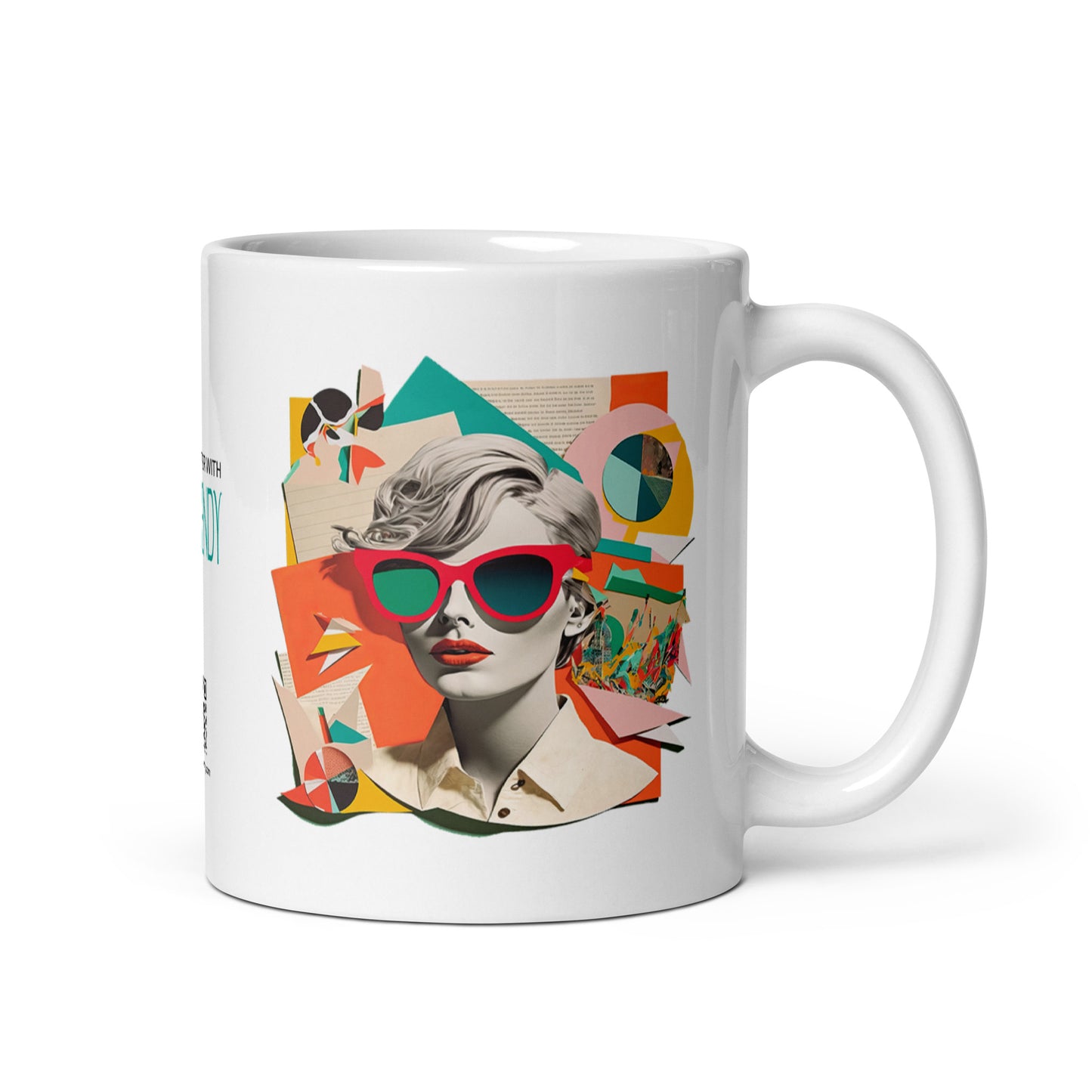 Life is Better with Artrendy - White glossy mug